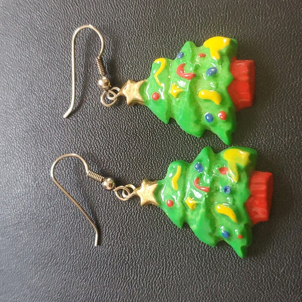 Christmas Tree Earrings